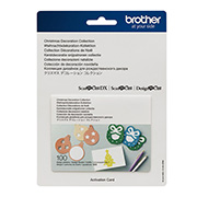 Brother - Scan N Cut Accessories - Activation Card - Christmas Decoration Collection - CACDCP01